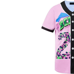 Camiseta de Béisbol Moderna y Elegante, Personalizada y Sublimada, Ropa Deportiva, Producción de Fábrica para Exportación OEM - Product Image 6
