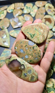Offre Spéciale – Cabochons en Jaspe Rhylite Naturel, Formes Assorties, Pierres Précieuses en Vrac pour la Fabrication de Pendentifs et Bijoux - Product Image 2