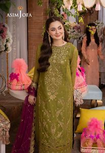 11. Robes de soirée pour femmes de haute qualité, style pakistanais, ensemble 3 pièces, broderie détaillée, taille et couleur personnalisées, pour mariage, Eid, occasions festives - Product Image 3