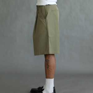 Custom Heavyweight French Terry Casual Baggy Cotton <b>Elastic</b> Waist Solid Quick Dry Breathable Sports Shorts for Men - Product Image 4