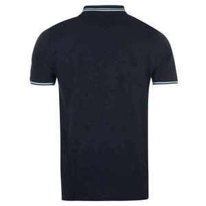 Chemise décontractée tricotée pour homme de qualité supérieure, avec logo sur le devant, anti-plis, respirante, grande taille, manches courtes, design uni - Product Image 2