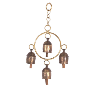 Campanas Metálicas Hechas a Mano de la Más Alta Calidad, Diseño Moderno, Campanas Decorativas de Estilo Tradicional, Uso en Interiores y Exteriores, Energía Positiva - Product Image 1