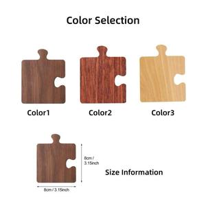 Sous-verres carrés en bois naturel de luxe faits à la main pour cérémonie du thé, écologiques, épaisseur 4 mm, diamètre 350 mm, exportés par MN - Product Image 5