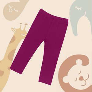 Leggings pour tout-petits, doux et respirants, en coton et bambou, 95% coton avec 5% élasthanne - Product Image 1