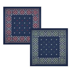 Custom Cotton Premium Quality 22 Inch Square Printed Design Bandana Square <b>Scarf</b> Headwear Ethnic Bandana Custom Printed Bandana - Product Image 6