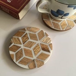 Wholesale Custom Plain Unfinished Blanks Dark Acacia Wood Pallet <b>Coasters</b> square Round Wooden <b>coaster</b> <b>for</b> <b>Drinks</b> - Product Image 2