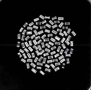 Diamant blanc de laboratoire taille baguette 2,0 x 1,0 mm (couleur D) certifié IGI, diamant de laboratoire clair pour la fabrication de bijoux - Product Image 1