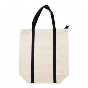 Sac fourre-tout en toile couleur unie avec fermeture épaule, style bohème, toutes saisons, sac de voyage et de shopping, imperméable - Product Image 5