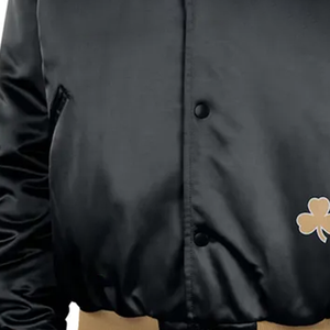 Unisex Classic Coated Satin Dyed Varsity Bomber Jacket Spring Streetwear Baseball Embroidered <b>Detail</b> Casual Loose Fit Premium - Product Image 2