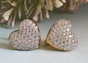 ต่างหูเพชรมออิสซาไนต์รูปหัวใจ925ต่างหูตะขอแบบกำหนดเองและเครื่องประดับเพชรอื่นๆ - Product Image 3