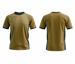 Custom Fitness Sublimation Breathable Short T-Shirt Performance Sportswear | <b>Men</b> Women Adults Sizes | Lightweight Quick Dry - Product Image 3