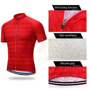 Nouvelle conception à faible MOQ, uniforme de cyclisme unisexe respirant en Spandex et Polyester, vêtements de sport d'extérieur de haute qualité - Product Image 3