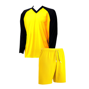 Ensemble d'uniformes sportifs personnalisés SoccerMax Pro LLC pour hommes, été, anti-UV, en spandex, col en V, 220g, impression sérigraphique, vente en gros, OEM - Product Image 3