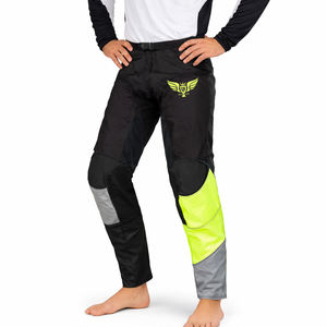 Pantalones de Motocross Negros Personalizados para Hombre, Pantalones de Ciclismo Todoterreno, Transpirables, para Carreras MX - Product Image 1