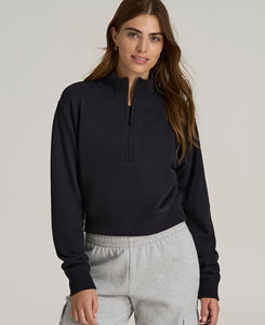 Sudaderas de Invierno para Mujer, Talla XS, de Alta Calidad, Estilo Urbano, Forro Polar de Algodón, Transpirables, Cuello Alto con Cierre, MOQ Bajo - Product Image 1