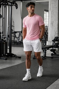Nouveau t-shirt pour homme avec logo et style personnalisés, confectionné en tissu de coton doux, respirant, léger, durable, confortable et avec des coutures solides. - Product Image 5