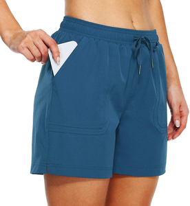 Pantalones Cortos Deportivos para Hombre Hechos en Pakistán, de la Mejor Calidad, Poliéster y Algodón Sólidos, Transpirables, de Secado Rápido, Cintura Elástica, Cómodos para Hacer Ejercicio - Product Image 3