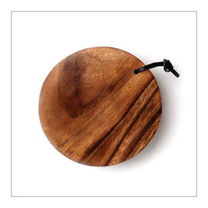 Planche à découper ronde en bois d'acacia écologique pour la cuisine, plateau de service en bois pour fromages et charcuteries, vente en gros - Product Image 1