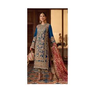 Traje pakistaní de georgette pesado de alta demanda con bordado de lentejuelas, Salwar Kameez estilo Bollywood a precio asequible - Product Image 1