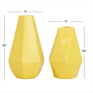 Jarrón de Mesa Redondo de Metal Minimalista Moderno, Jarrón de Hierro Ecológico de Diseño Costero para Interiores de Hotel - Product Image 5