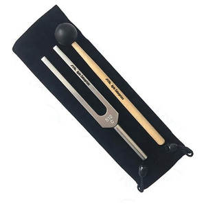 Juego de Diapasones Manuales de Grado Médico de 512C Hz con Martillo de Silicona y Bolsa de Almacenamiento, Instrumento de Diagnóstico para Audiológica - Product Image 1