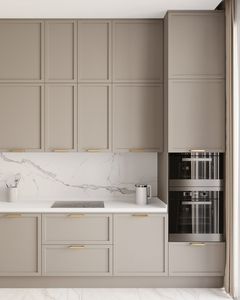 เฟอร์นิเจอร์ครัวไม้จริงดีไซน์ทันสมัยแบรนด์ SANYANG รุ่นหรูหราอเนกประสงค์ สีอ่อน - Product Image 2