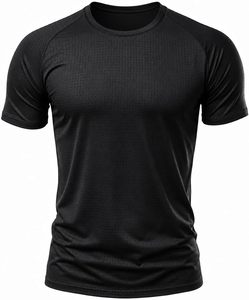 Ropa Deportiva para Hombre, Tejido Orgánico, Corte Ajustado, Logotipo Frontal, para Gimnasio, Entrenamiento, Deporte, Transpirable, de Secado Rápido - Product Image 2