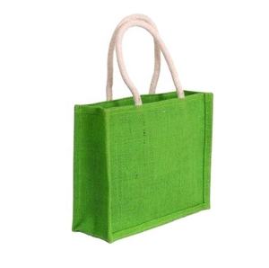 Fashionable Green Fiber Jute Carry <b>Bag</b> Eco Friendly Natural Fiber Reusable Tote for Shopping - Product Image 1