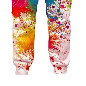 Pantalons de jogging décontractés de haute qualité, colorés, respirants, à séchage rapide, élégants, confortables, légers, en tricot - Product Image 3