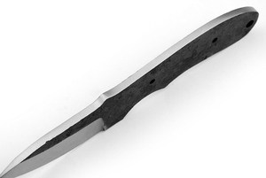 Cuchillo Compacto de Hoja Fija con Punta Caída de Acero de Alto Carbono de Espiga Completa para EDC y Fabricación de Cuchillos Personalizados al por Mayor - Product Image 3