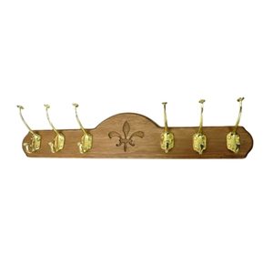 Support mural rustique en bois pour tasses à café avec crochets en fil métallique et cadre à lettres – Décoration pour bar à café et porte-clés - Product Image 5
