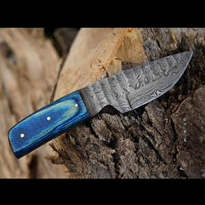Cuchillo de Supervivencia Doble de Acero Damasco al Carbono de Grado Industrial Hecho a Mano con Hoja Deslizable Intercambiable, Diseño OEM Personalizable, 3 Años de Garantía - Product Image 2
