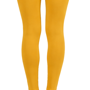 Pantalon d'équitation jaune moutarde pour femme, taille haute, extensible, avec grip intégral, pour entraînement et compétition - Product Image 4