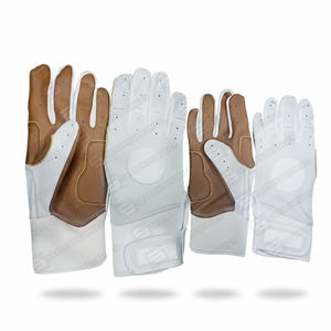 ถุงมือเบสบอลแบบมืออาชีพที่ปรับแต่งได้ของ Syed Sarfraz Industries ทำจากหนังแท้แบบแยกส่วน ปิดนิ้วเต็มรูปแบบ สำหรับตำแหน่งสั้นสต็อป ซ้าย-ขวา - Product Image 3