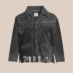 High Performance Western Fringe <b>Suede</b> Leather <b>Jacket</b> Vintage Cowboy Style Fashion <b>Jacket</b> Professional Manufacturer - Product Image 1