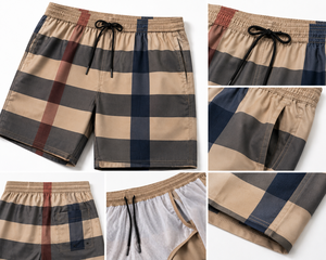 Custom <b>Men's</b> Solid Canvas Breathable Swim Shorts Beach Swim <b>Trunks</b> Casual Board Shorts OEM Service - Product Image 6