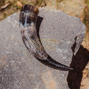 Cuerno Vikingo para Beber Hecho a Mano de Alta Calidad, Ecológico, 100% Natural, de Cuerno de Vaca Orgánico, Forma Natural Moderna, Duradero, Regalo Empresarial - Product Image 6