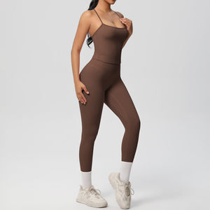 Ensemble de sport 4 pièces sans couture pour femme, manches longues, taille plus, pour fitness et yoga, collection 2026 – Vente en gros en ligne - Product Image 6