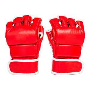 Guantes Profesionales de MMA y Boxeo de Cuero PU con Logotipo Personalizado para Fabricantes de Equipos de Boxeo en Sialkot, Pakistán - Product Image 1