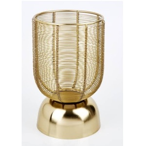 Porte-bougie décoratif de haute qualité avec finition plaquée or, design en forme de feuille, porte-bougie à thé - Product Image 1