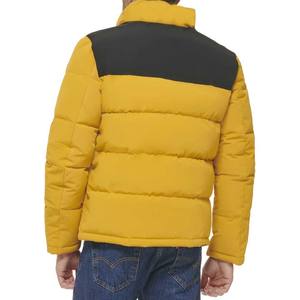 Veste matelassée unisexe sur mesure à col montant et fermeture éclair intégrale, grande taille, en polyester/nylon de haute qualité - Product Image 6
