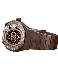 Luxury Moissanite Diamond Watch Men Full Pave VVS Moissanite Stones Stainless Steel <b>Automatic</b> Wristwatch - Product Image 3