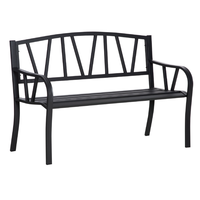 Banc de Jardin Papillon Antique en Fonte