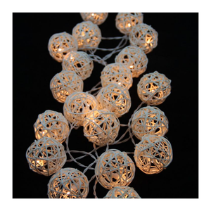 Boules de rotin naturelles artisanales, sphères en osier, décoration de boîte cadeau, emballage cadeau de Noël, accent de décoration, vente en gros Vietnam - Product Image 2