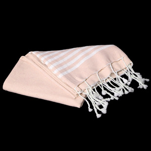 Fournisseur indien de serviettes de plage Fouta en coton 100% OEM, à rayures teintes, avec logo personnalisé, haute absorption d'eau, en vente. - Product Image 6