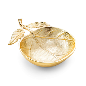 Cuenco Decorativo Dorado, Elegante Tazón de Metal para Servir Frutas, Dulces, Frutos Secos, Decoración de Mesa, Decoración del Hogar, Mesa de Comedor - Product Image 1