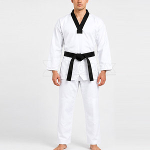 Uniforme de Taekwondo Dobok de Alta Calidad 100% Algodón, Tela Ligera en la Parte Delantera, Secado Rápido y Transpirable para Entrenamiento, Práctica y Competencia - Product Image 4