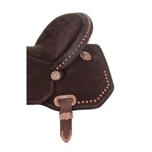 Selles de course occidentales et anglaises en cuir rugueux Meilleur prix Barrel Pleasure Horse Tack d'Inde - Product Image 6