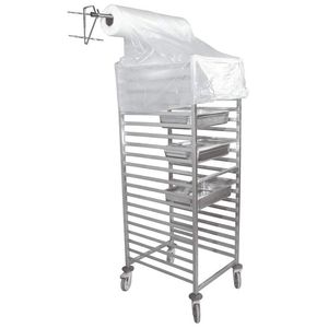 100-Pack monouso 31x22x72 in polietilene chignon copre 0.75 Mil spessore per panifici industria alimentare ottimo per la ristorazione - Product Image 5