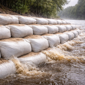 Bolsa Geotextil de Polipropileno/Poliéster No Tejido |   Saco de Geotextil para Control de Erosión y Protección Contra Inundaciones - Product Image 4